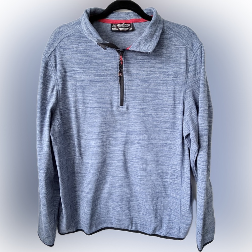 Avalanche Outdoor Supply Co Blue Quarter Zip Pullover Medium
